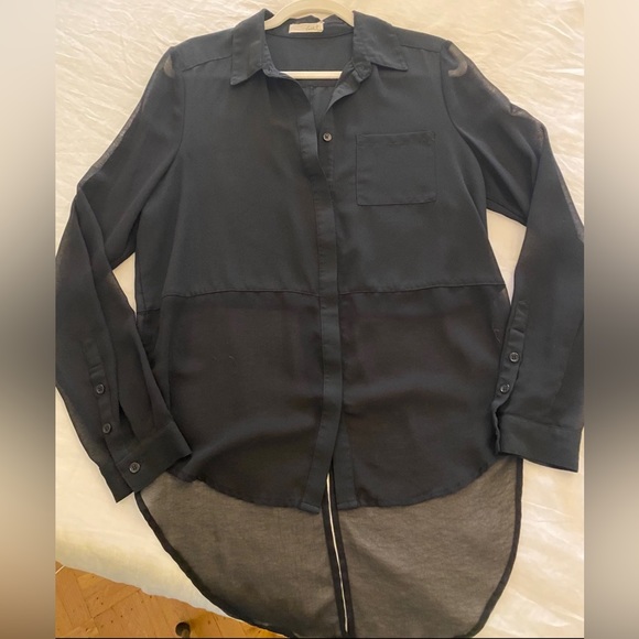 Lush Nordstrom sheer black blouse - Picture 8 of 8